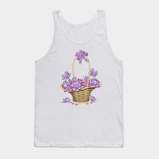 Floral Basket Tank Top